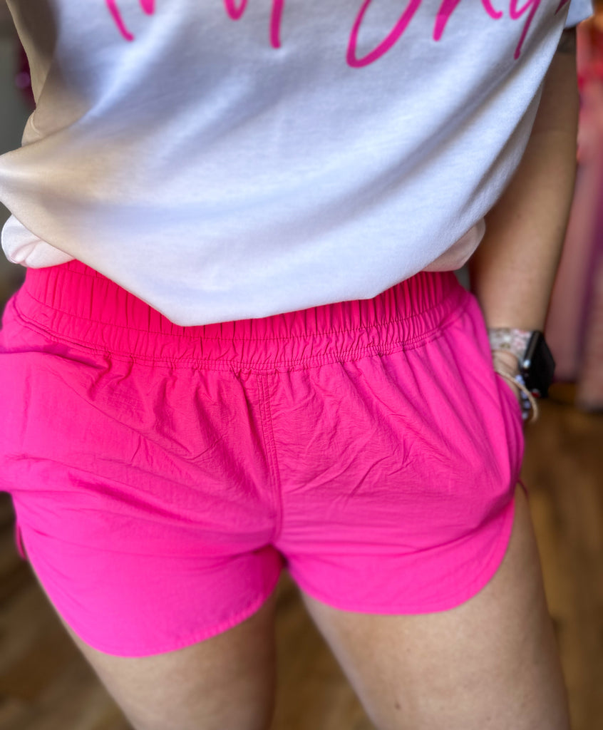 On The Run Shorts - Fuchsia