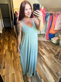 Summer On My Mind Basic Maxi - Light Green