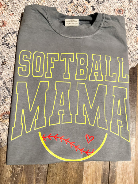 In My Softball Mom Era Tee - Black Text