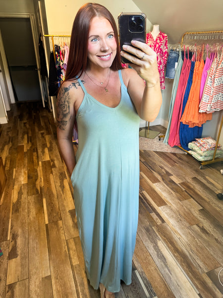 Summer On My Mind Basic Maxi - Light Green